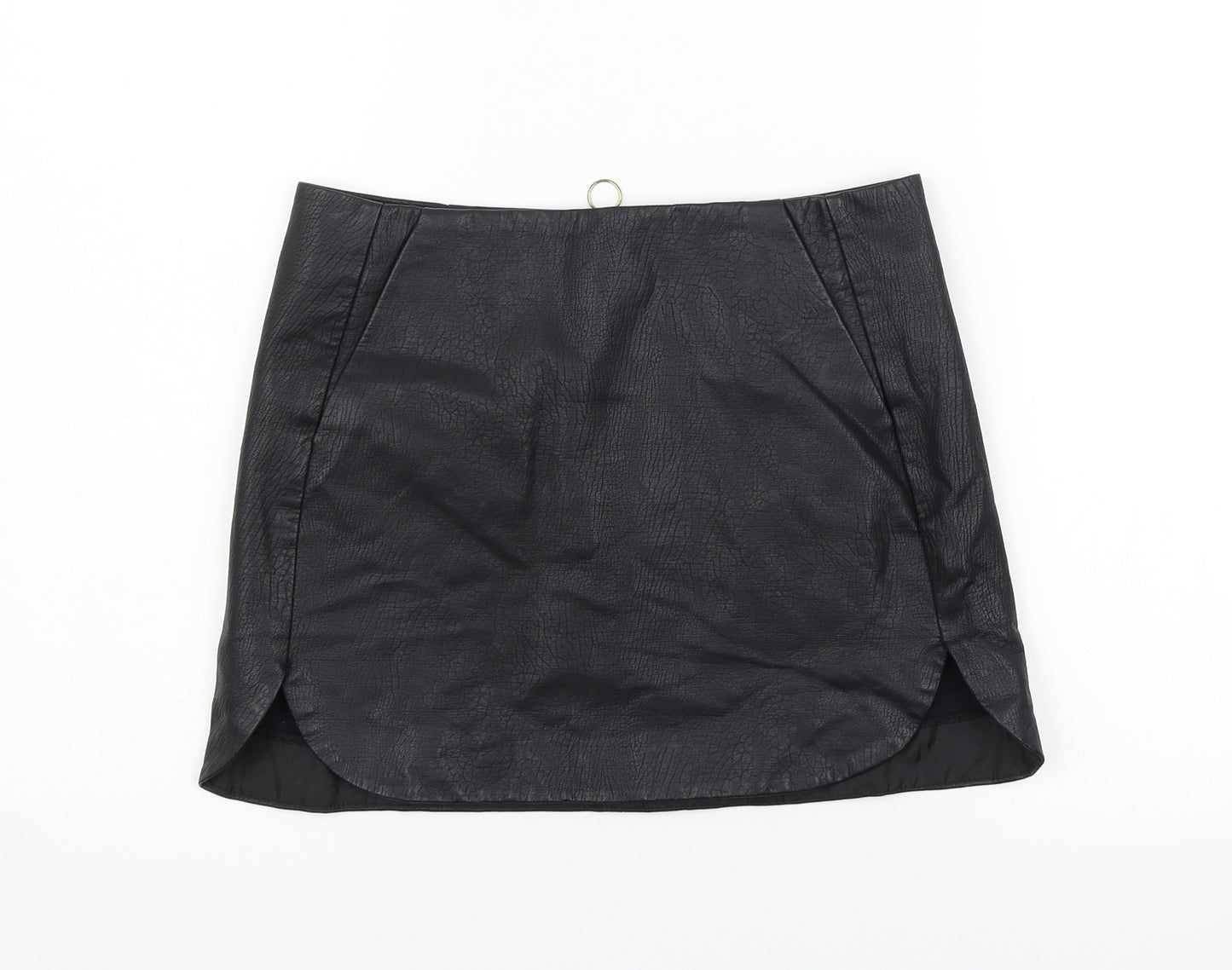 Topshop Womens Black   A-Line Skirt