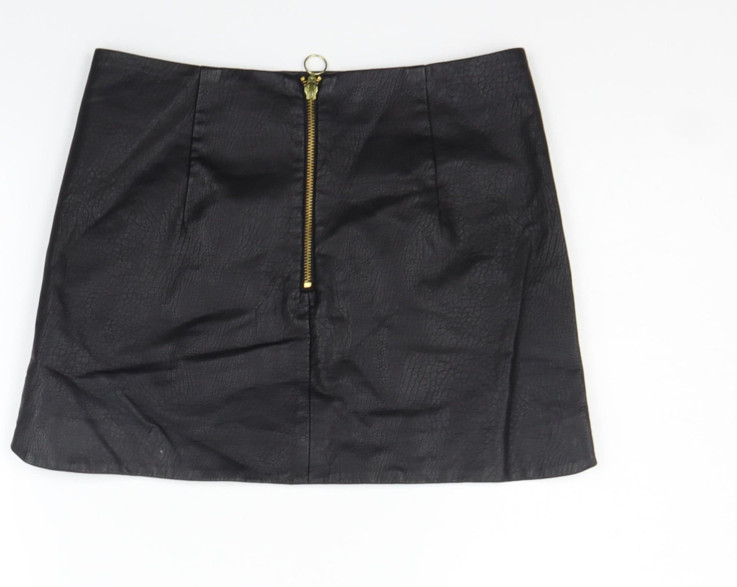 Topshop Womens Black   A-Line Skirt