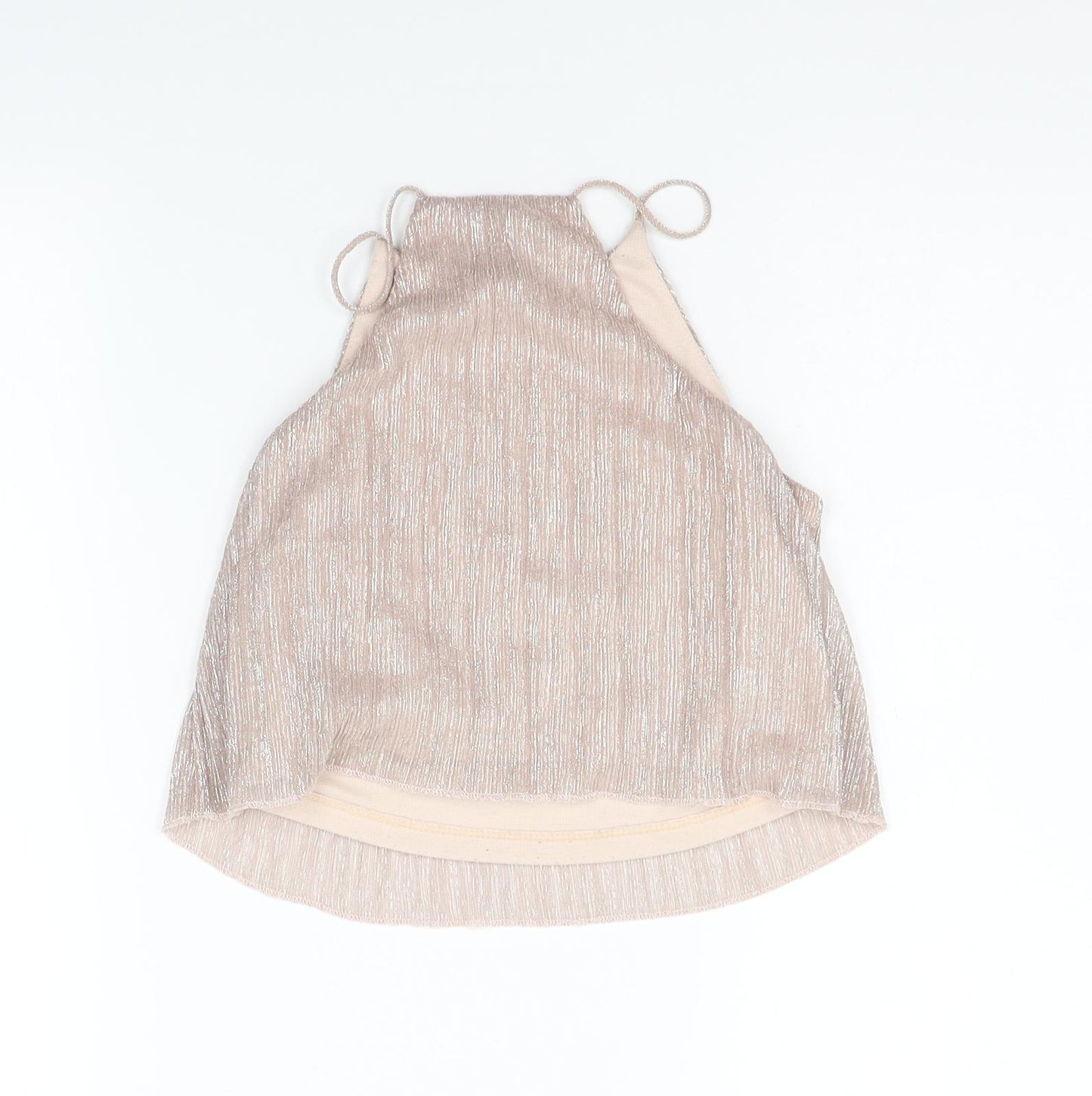 Topshop Womens Beige   Basic Tank Size 6