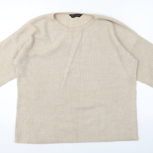 Dorothy Perkins  Womens Beige   Pullover Jumper Size 12