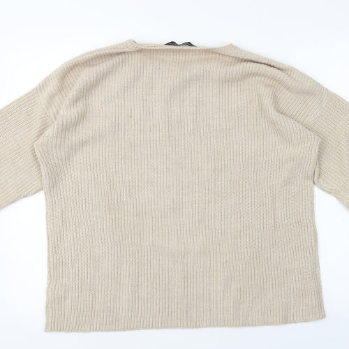 Dorothy Perkins  Womens Beige   Pullover Jumper Size 12