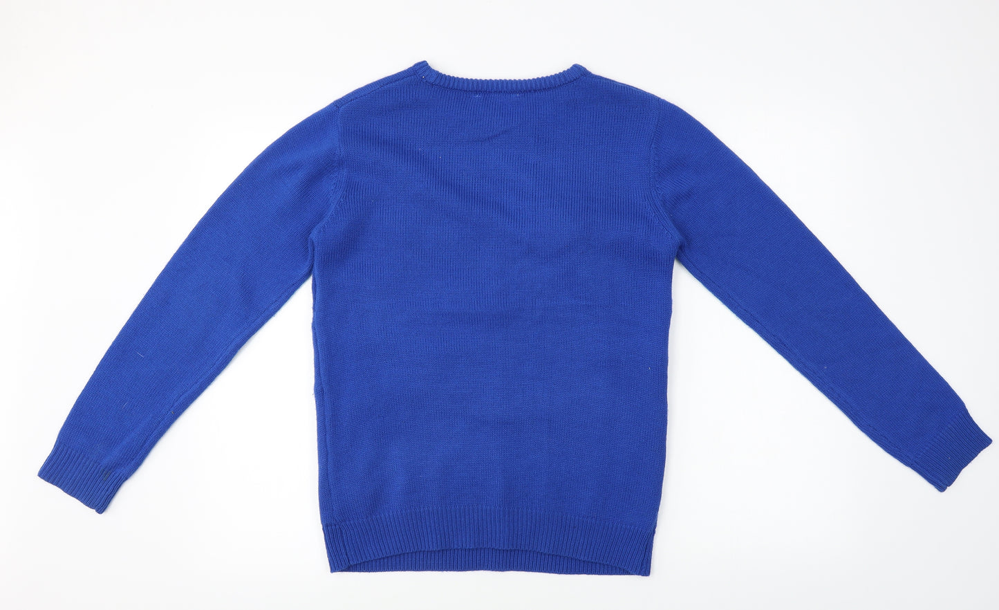 Peacocks  Boys Blue   Pullover Jumper Size 13-14 Years  - Christmas Jumper