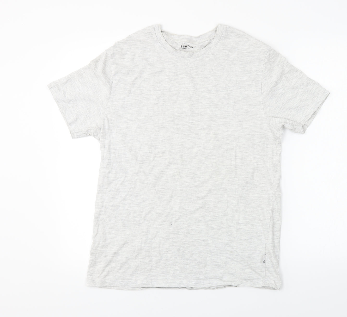 Papaya  Womens Grey   Basic T-Shirt Size M