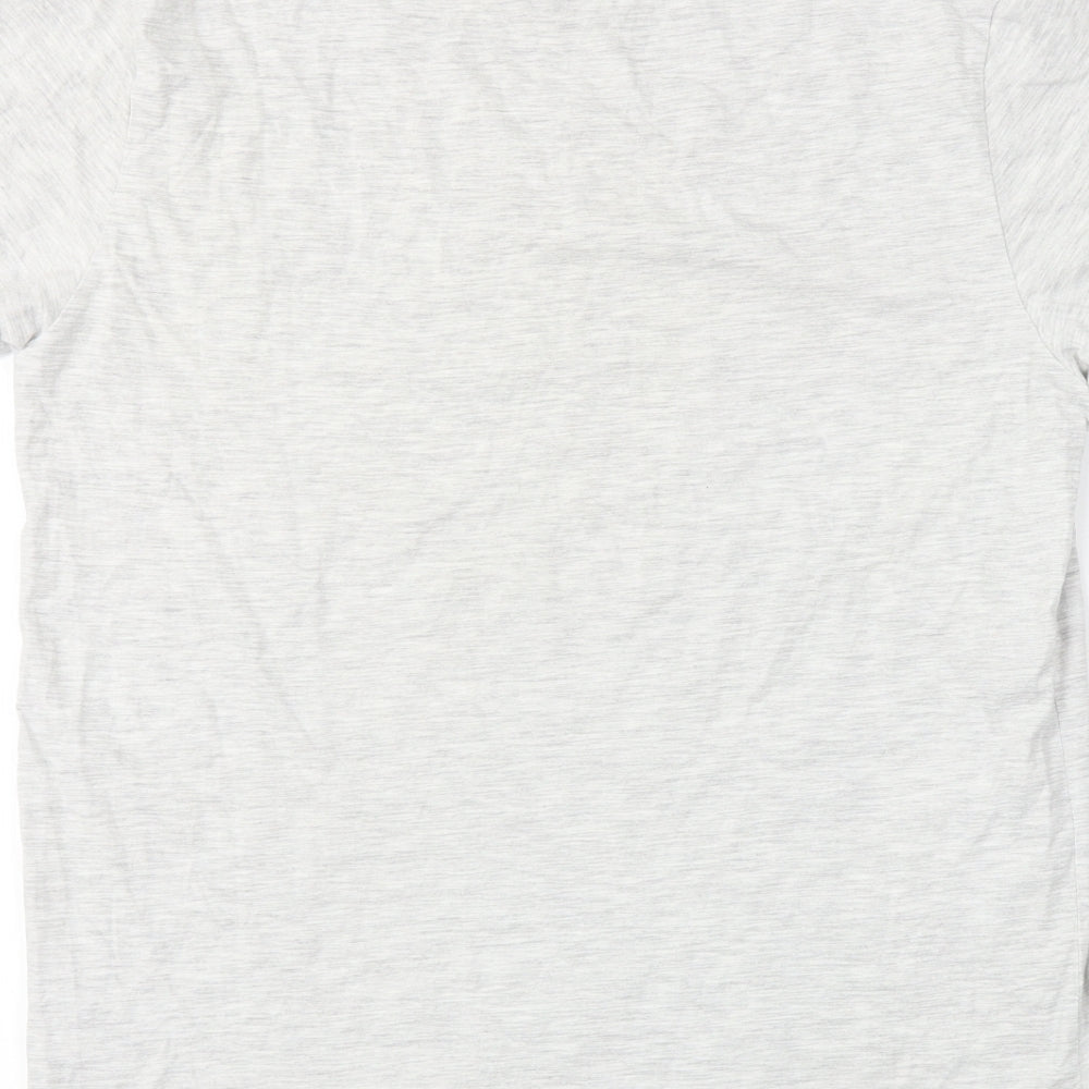 Papaya  Womens Grey   Basic T-Shirt Size M