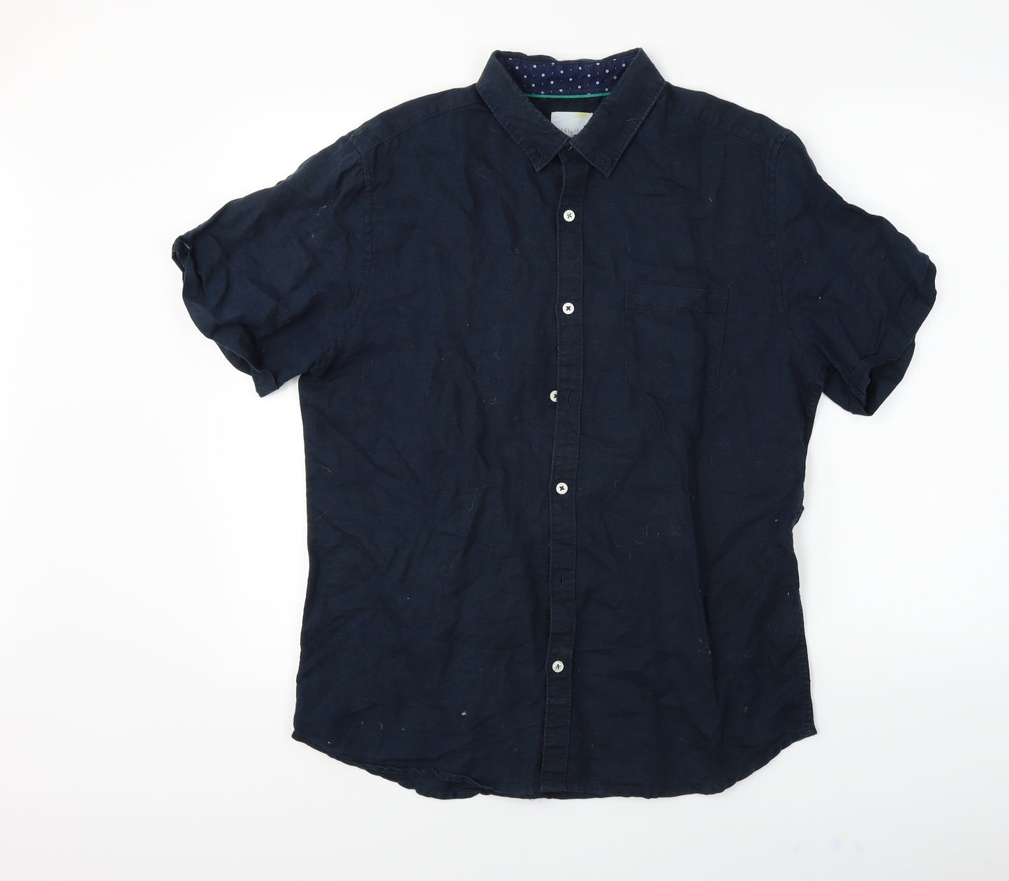 Steel & Jelly  Mens Blue    Dress Shirt Size L