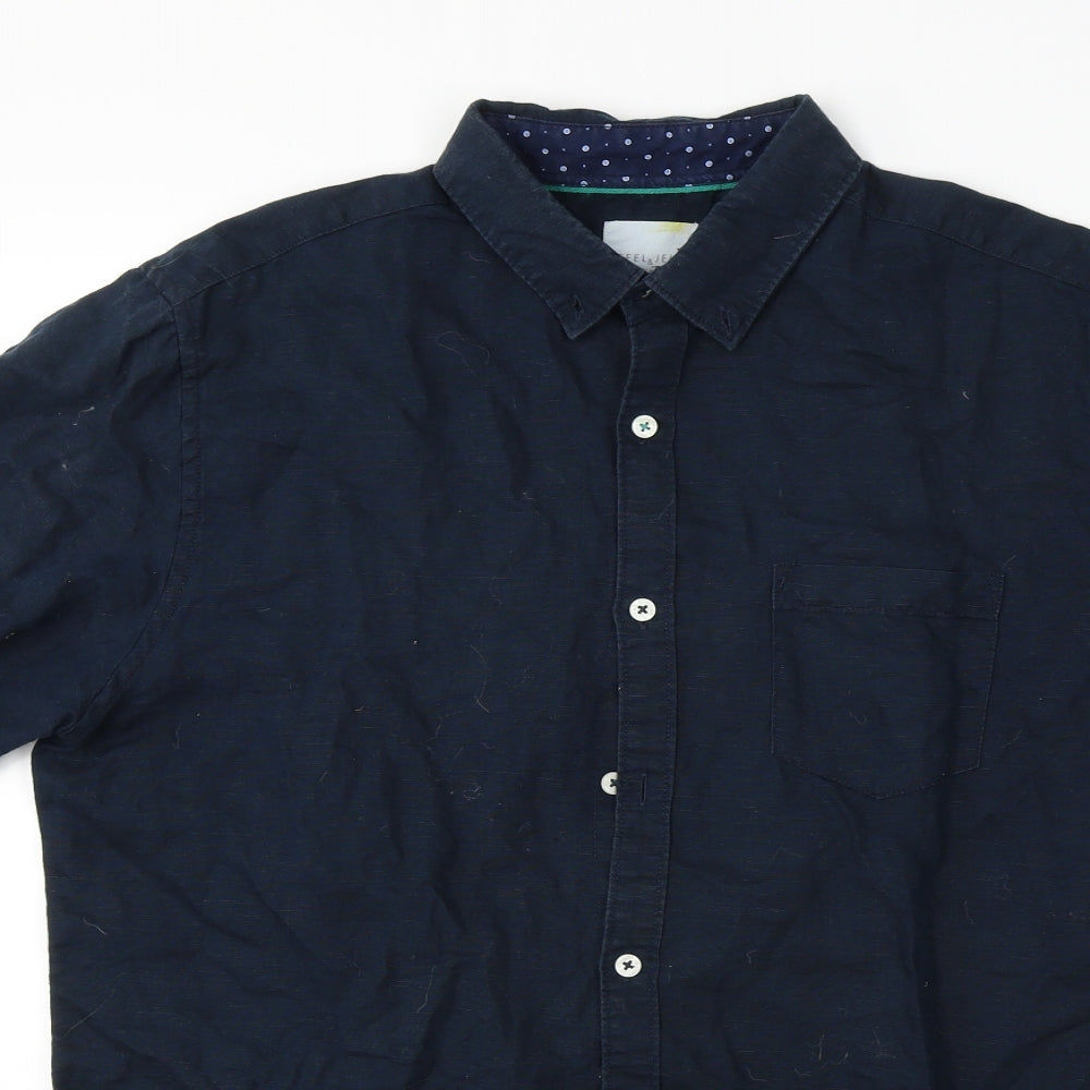 Steel & Jelly  Mens Blue    Dress Shirt Size L
