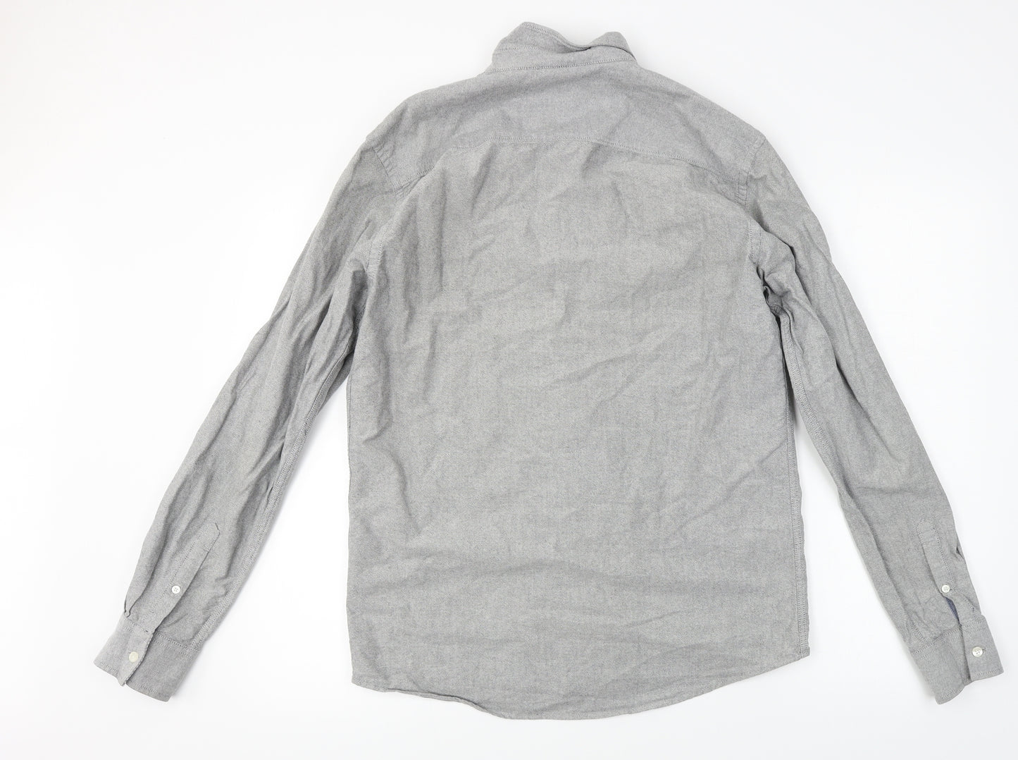 Minimum  Mens Grey    Dress Shirt Size L