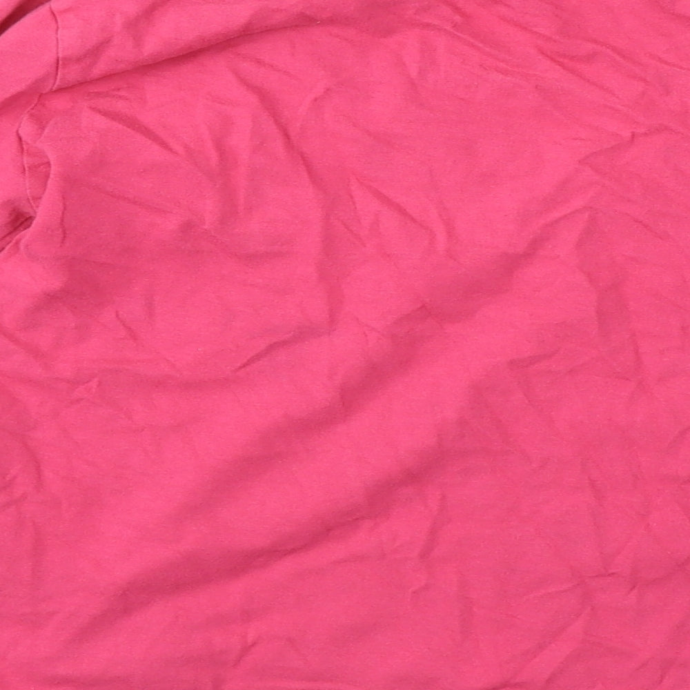 JoJo Maman  Girls Pink   Basic T-Shirt Size 9-10 Years