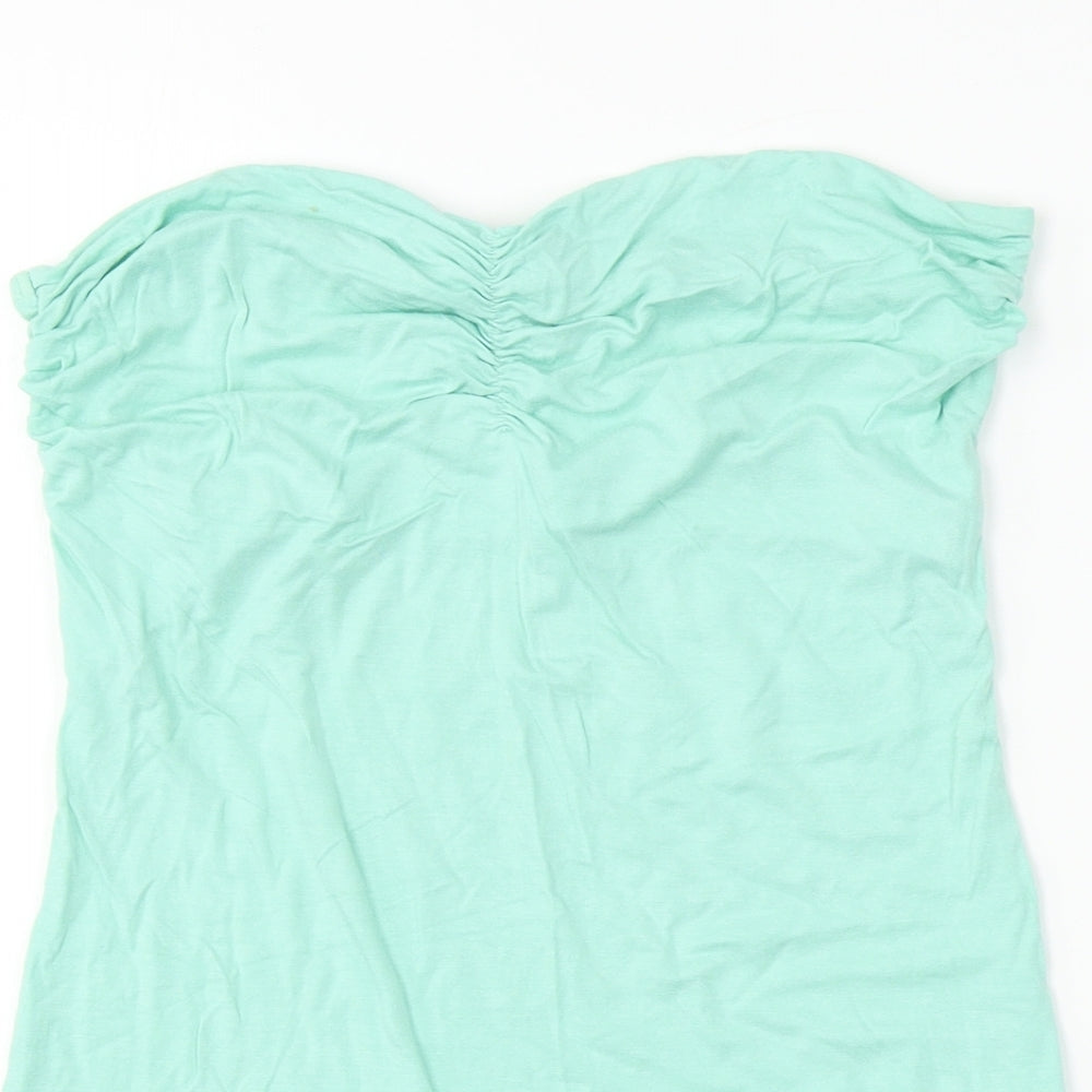 Jane Norman  Womens Green   Basic T-Shirt Size 14