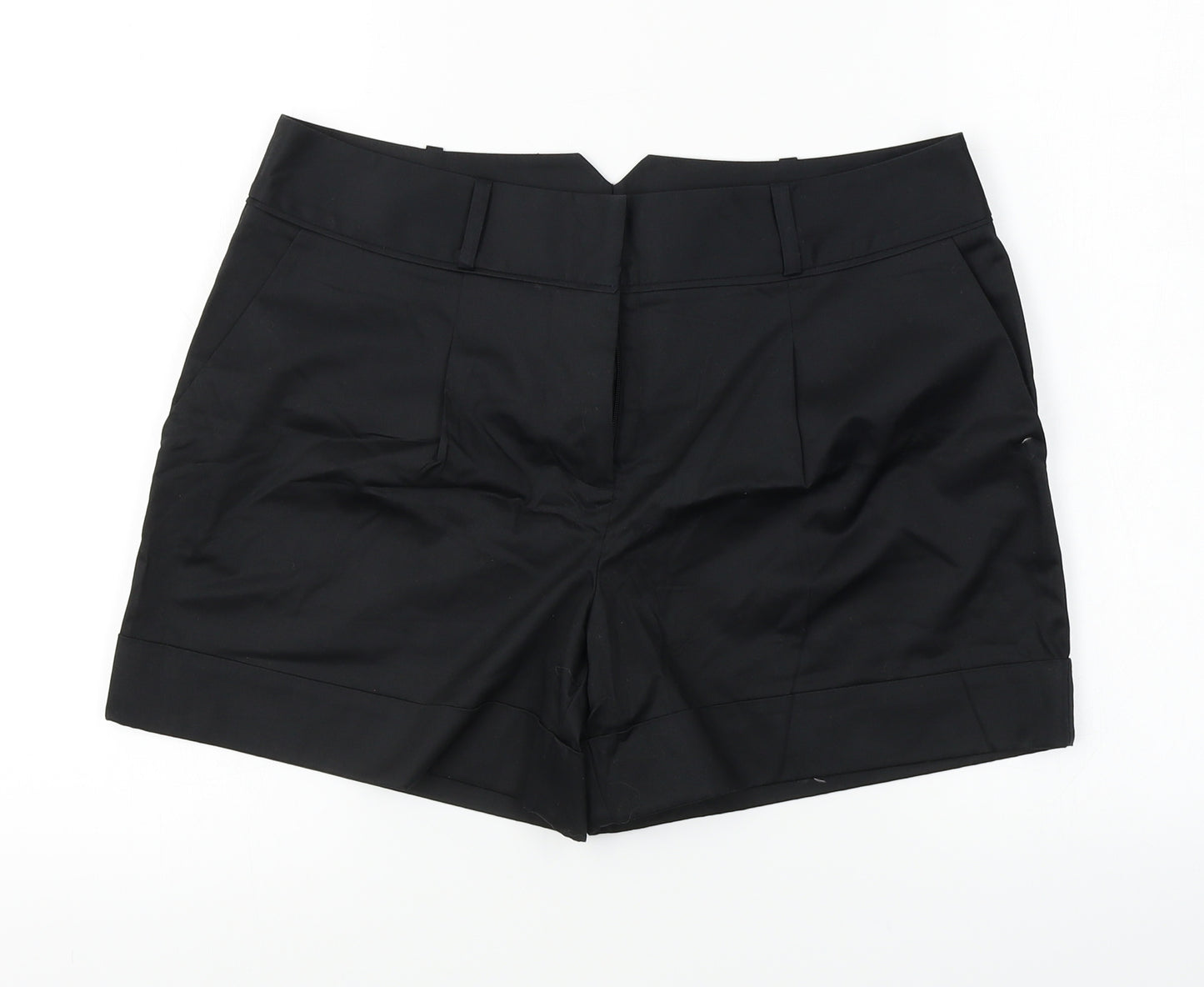 Oasis  Womens Black   Chino Shorts Size 12