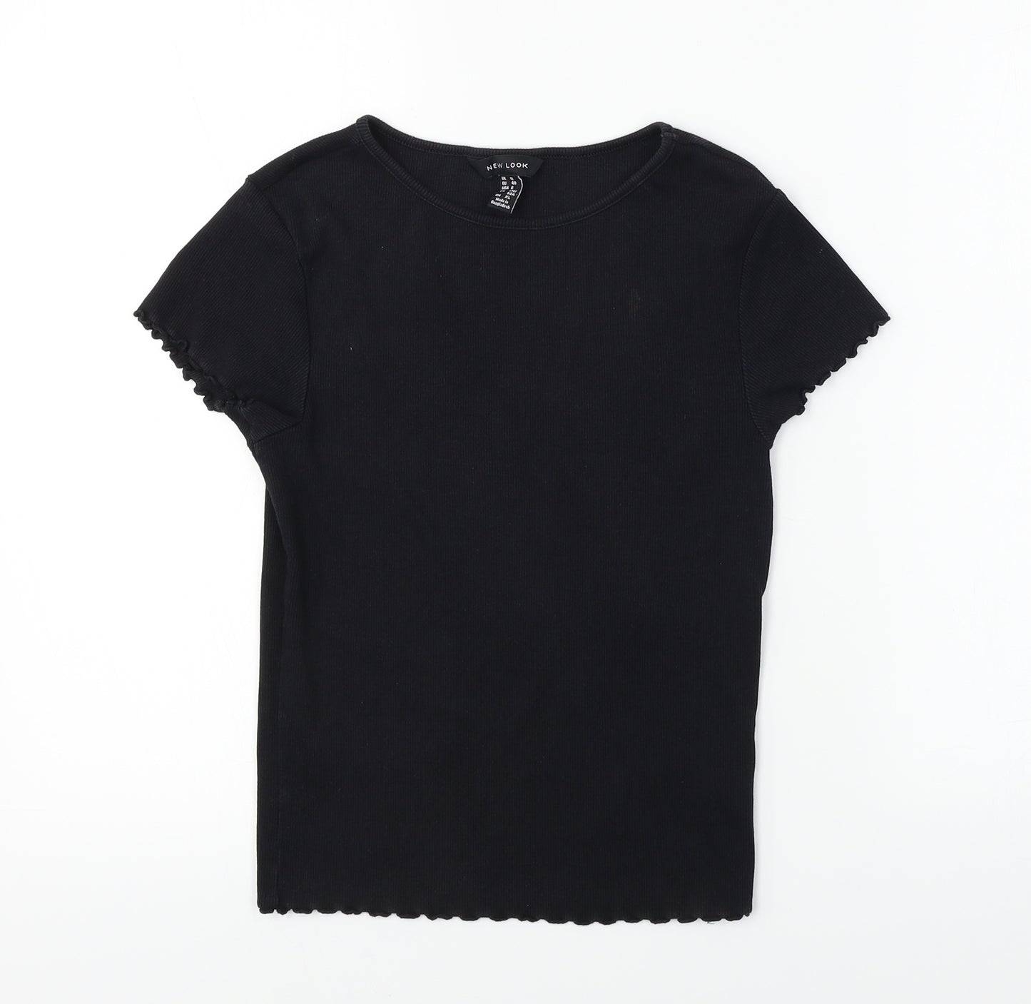 New Look  Womens Black   Basic T-Shirt Size 12