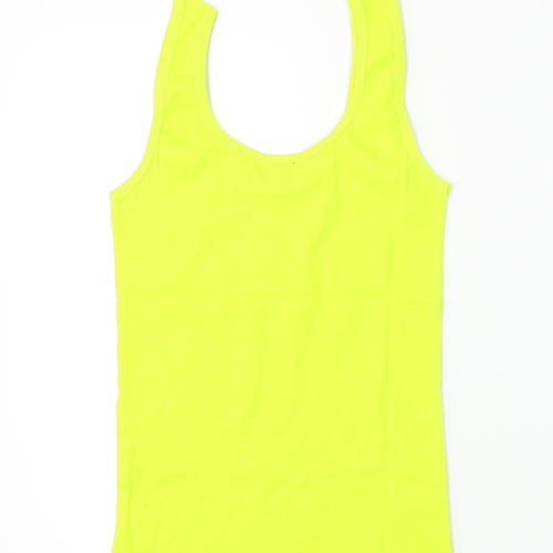 Jane Norman  Womens Yellow   Basic Tank Size 12