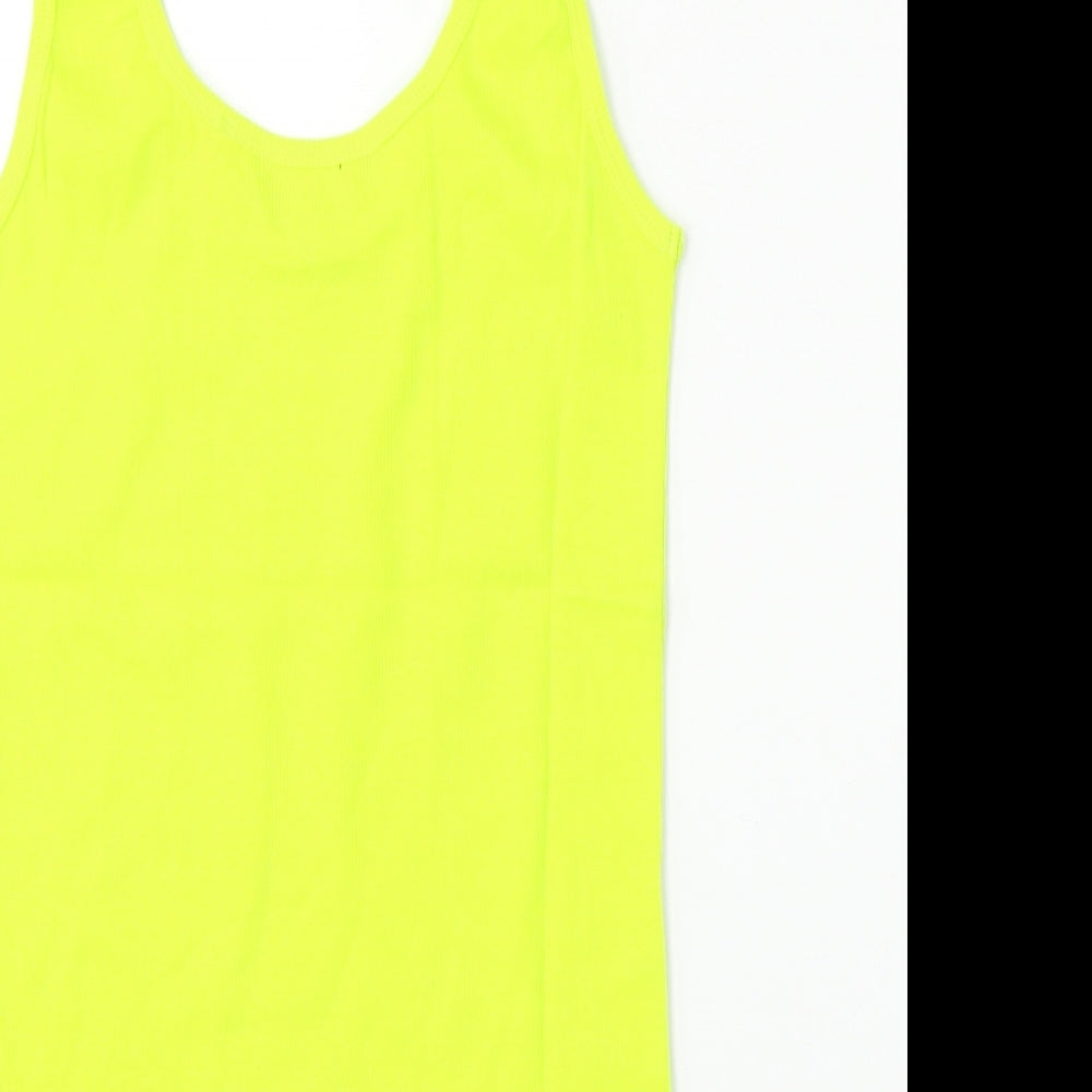 Jane Norman  Womens Yellow   Basic Tank Size 12