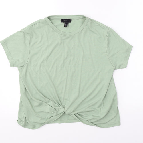 New Look  Womens Green   Basic T-Shirt Size 14
