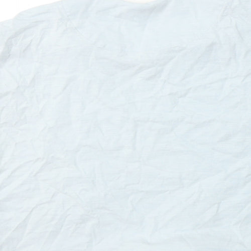 Marks and Spencer  Girls Blue   Basic T-Shirt Size 10-11 Years
