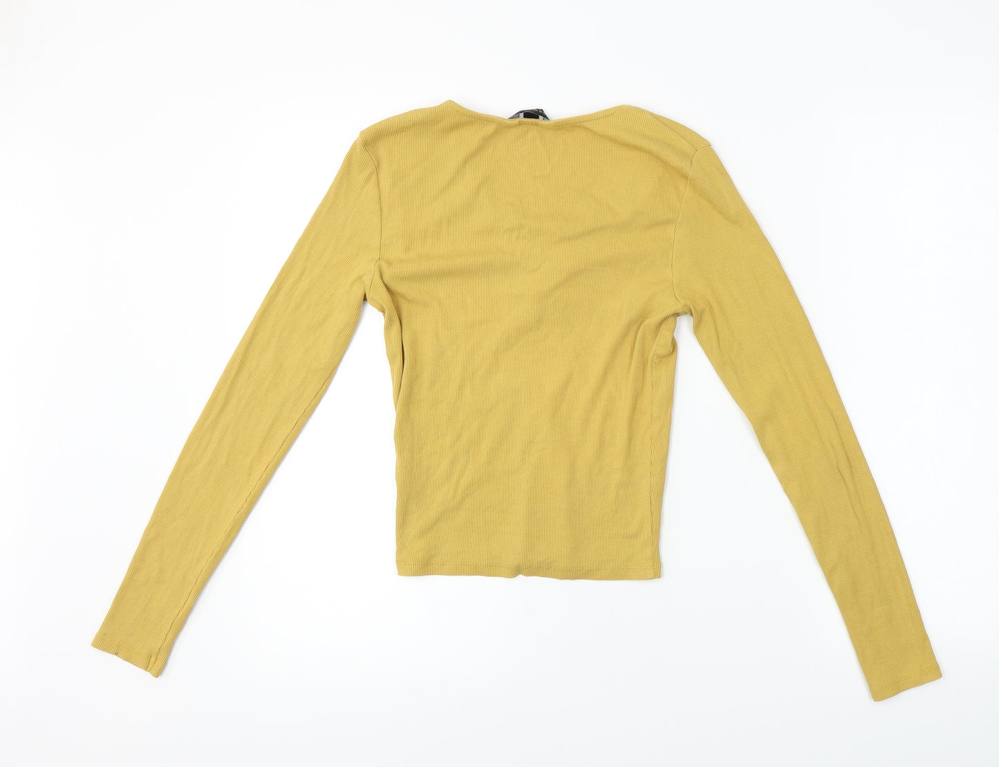 New Look  Womens Yellow   Basic T-Shirt Size 12