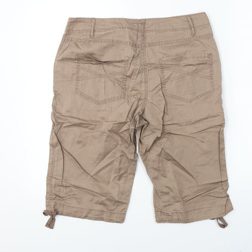 Dorothy Perkins  Womens Brown   Cropped Trousers Size 12