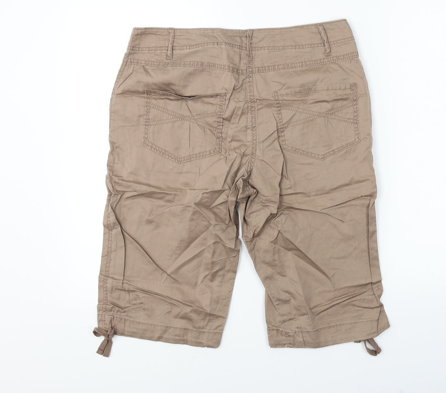 Dorothy Perkins  Womens Brown   Cropped Trousers Size 12