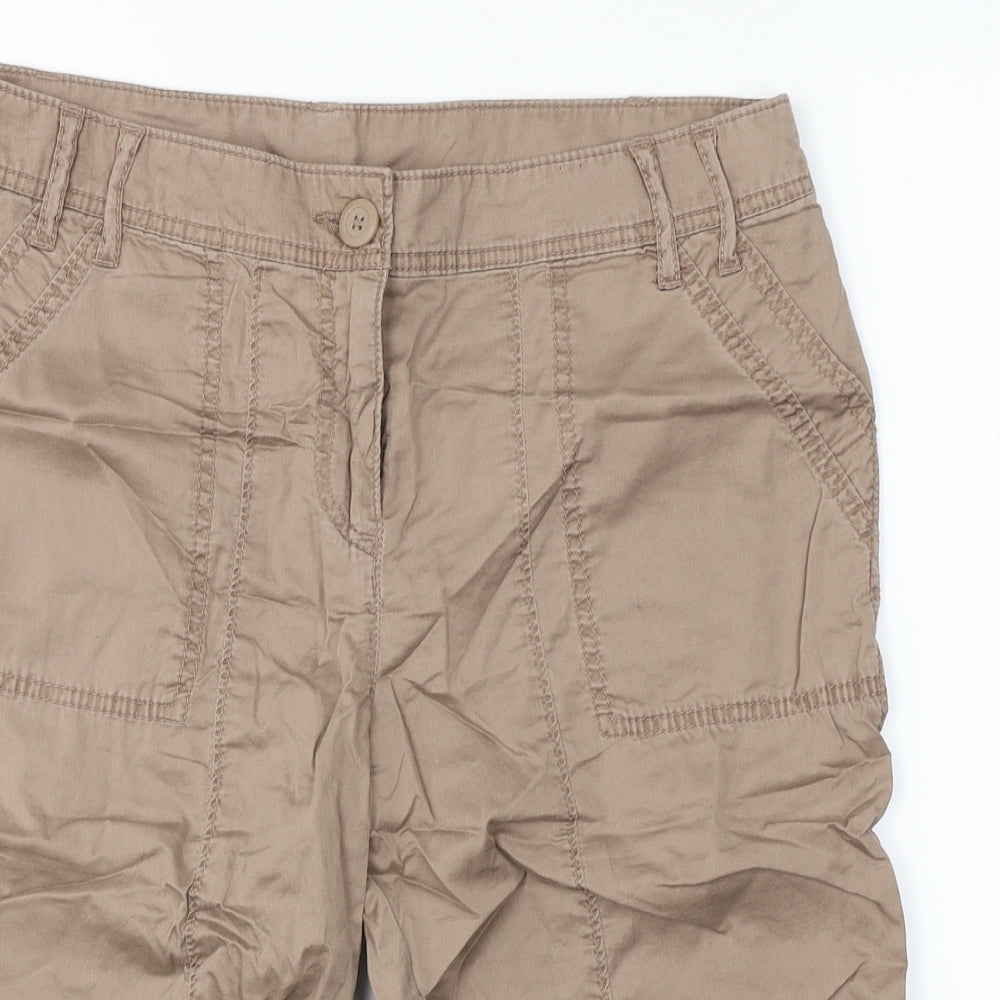 Dorothy Perkins  Womens Brown   Cropped Trousers Size 12
