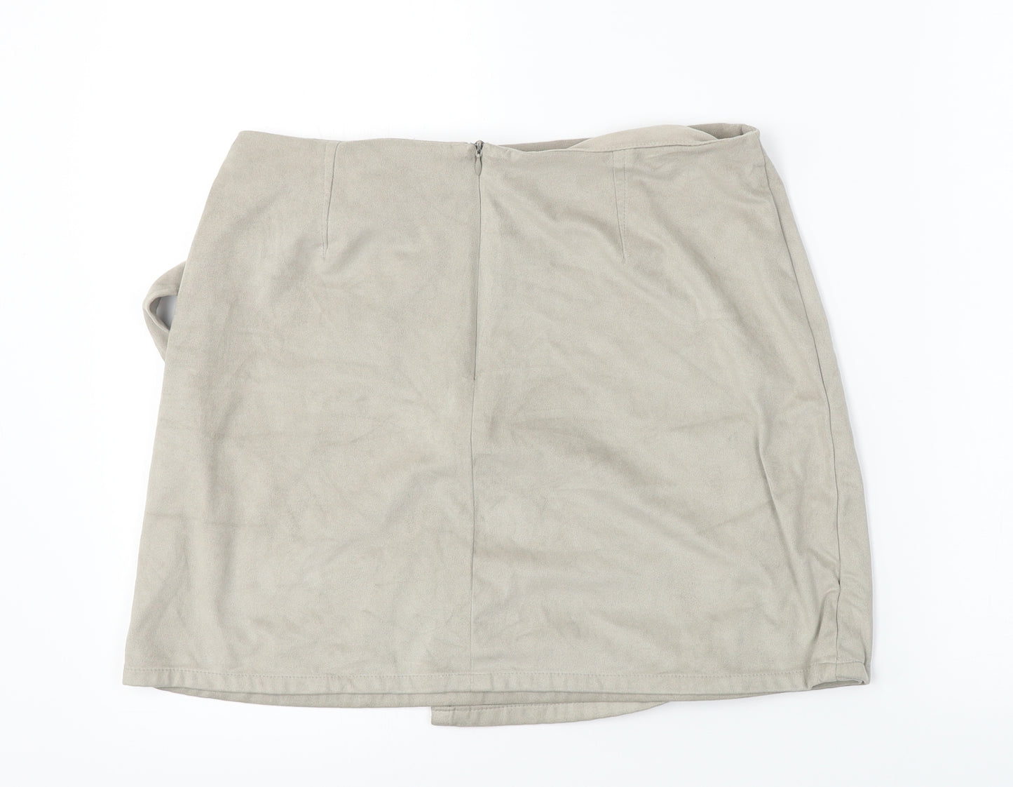 New Look  Womens Grey   A-Line Skirt Size 12