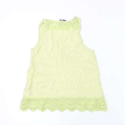 Primark  Girls Yellow   Basic Tank Size 9-10 Years