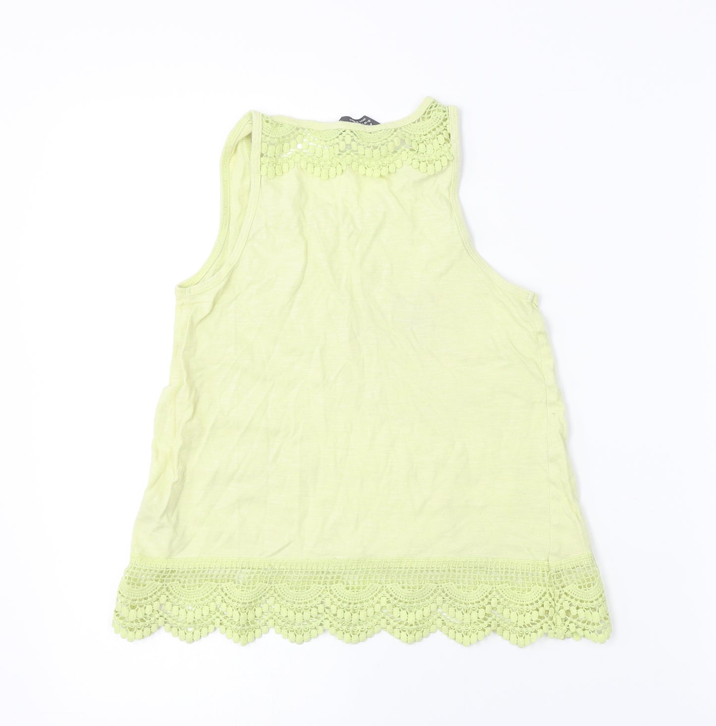 Primark  Girls Yellow   Basic Tank Size 9-10 Years