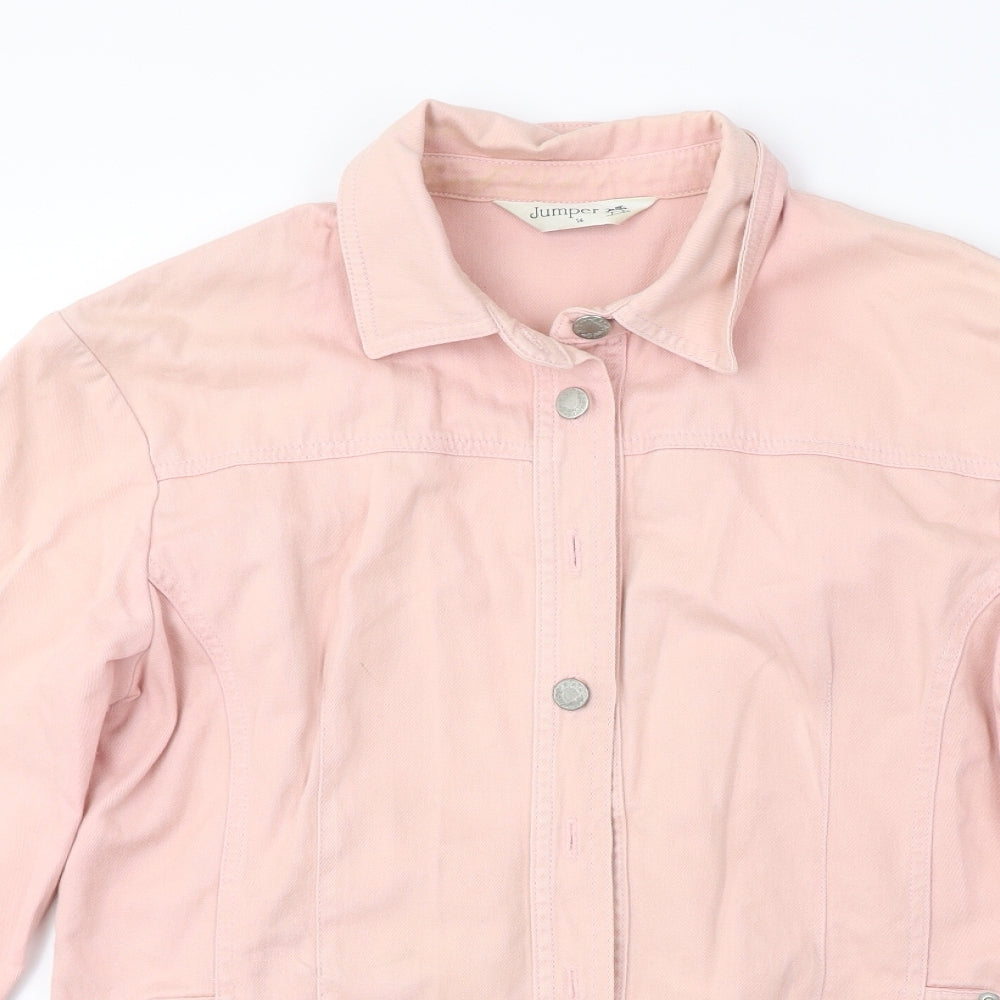 Jumper  Womens Pink   Jacket Coat Size 14