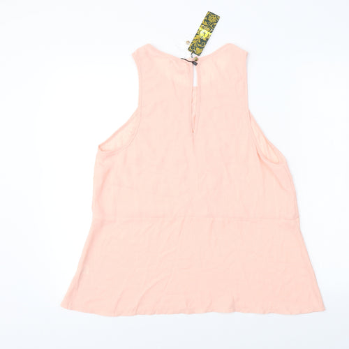 e-lady Womens Pink   Basic Blouse Size XL