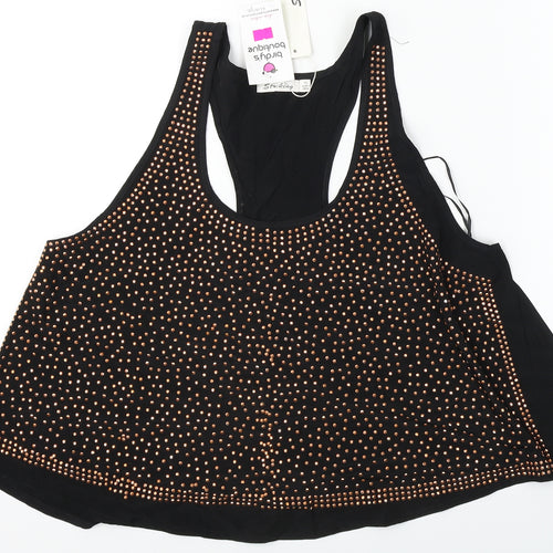 Stirling Womens Black   Basic Blouse Size XL