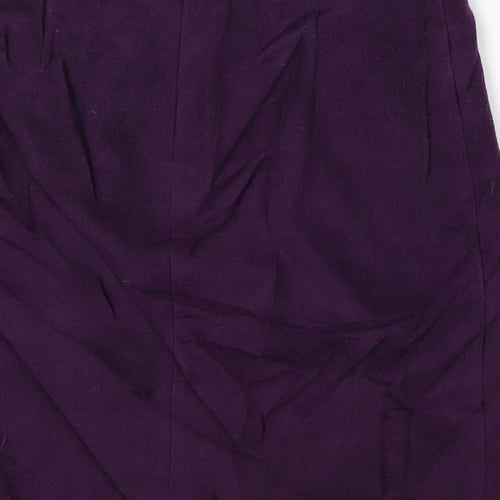 Marks and Spencer  Womens Purple   A-Line Skirt Size 14