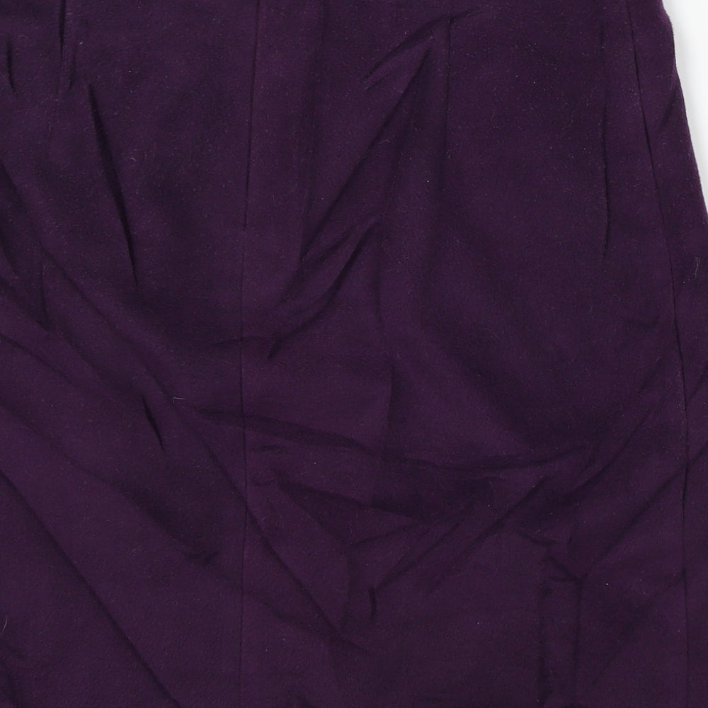 Marks and Spencer  Womens Purple   A-Line Skirt Size 14