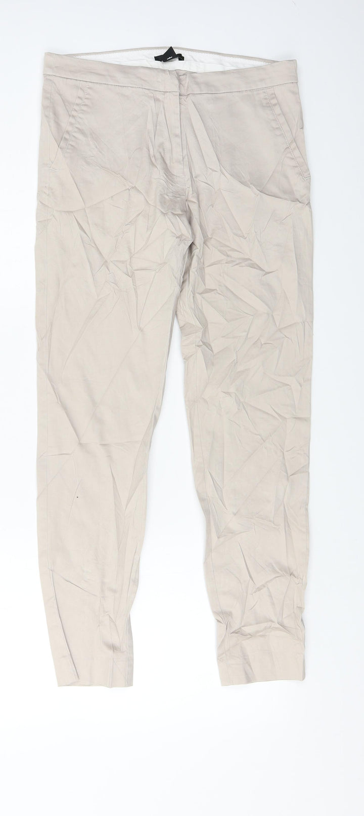 H&M  Womens Pink   Trousers  Size 8 L25 in