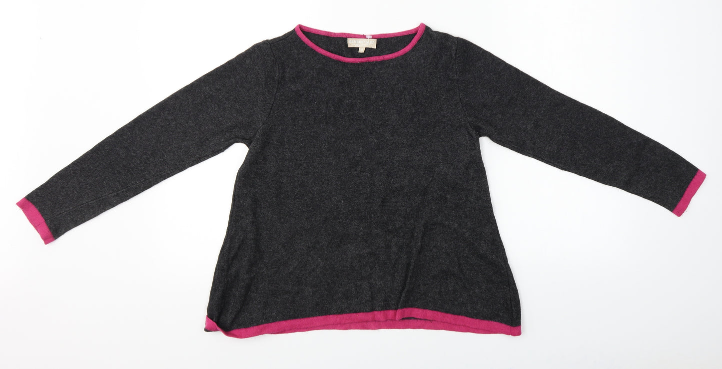 Benedetta B  Womens Grey   Pullover Jumper Size S