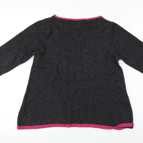Benedetta B  Womens Grey   Pullover Jumper Size S
