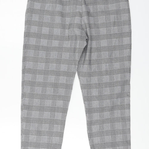 Cooperative  Womens Grey Check  Trousers  Size S L23 in