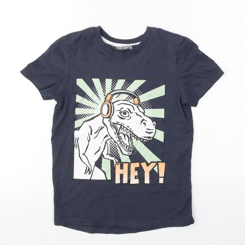 Nutmeg  Boys Grey   Basic T-Shirt Size 8-9 Years