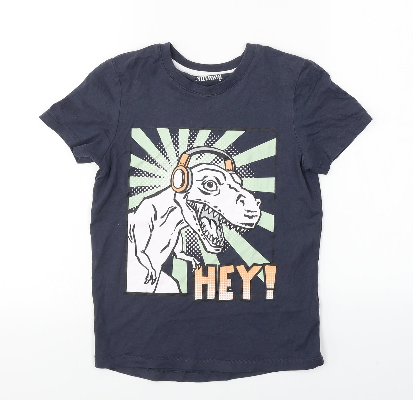 Nutmeg  Boys Grey   Basic T-Shirt Size 8-9 Years