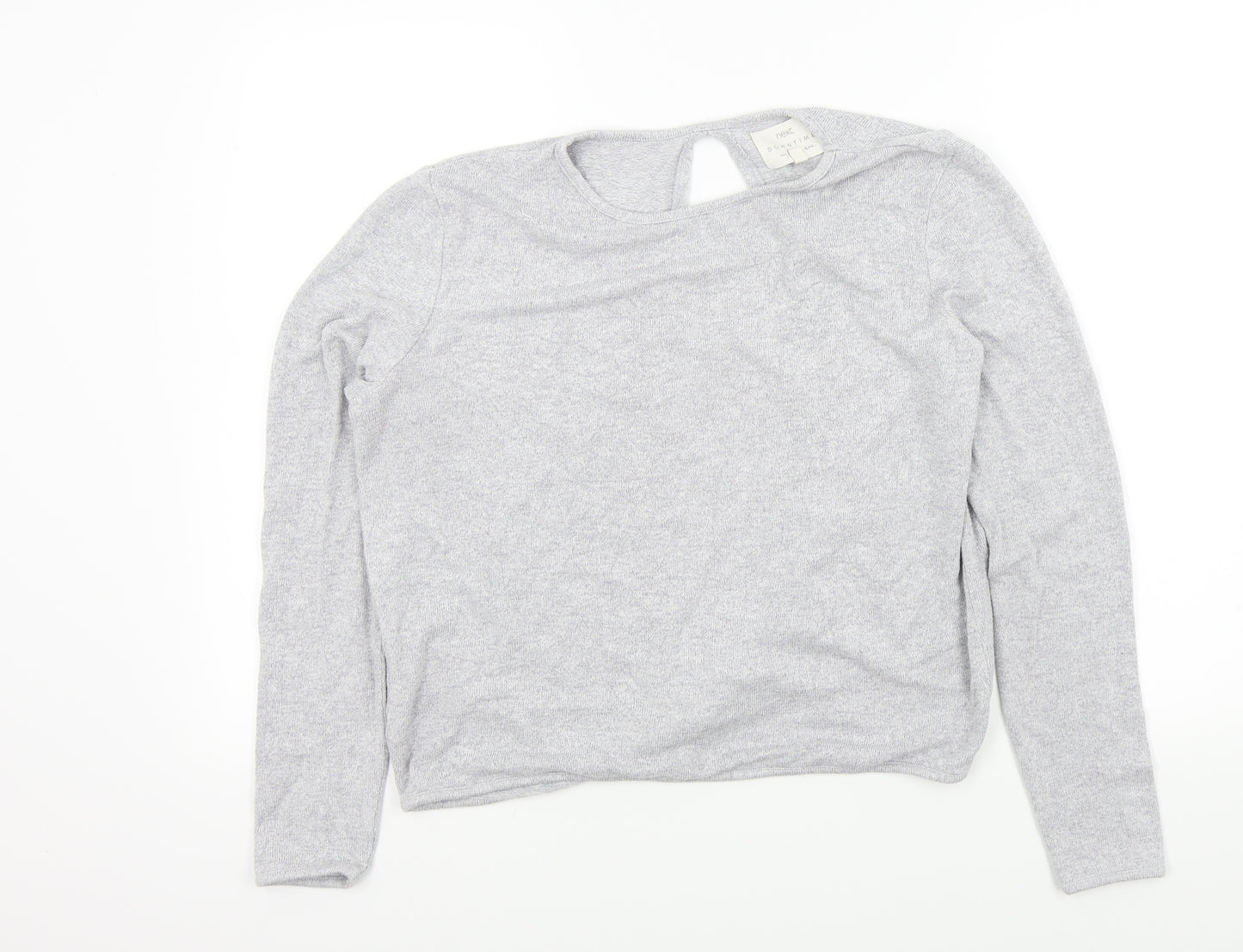 NEXT Womens Grey   Pullover Jumper Size M  - Open back