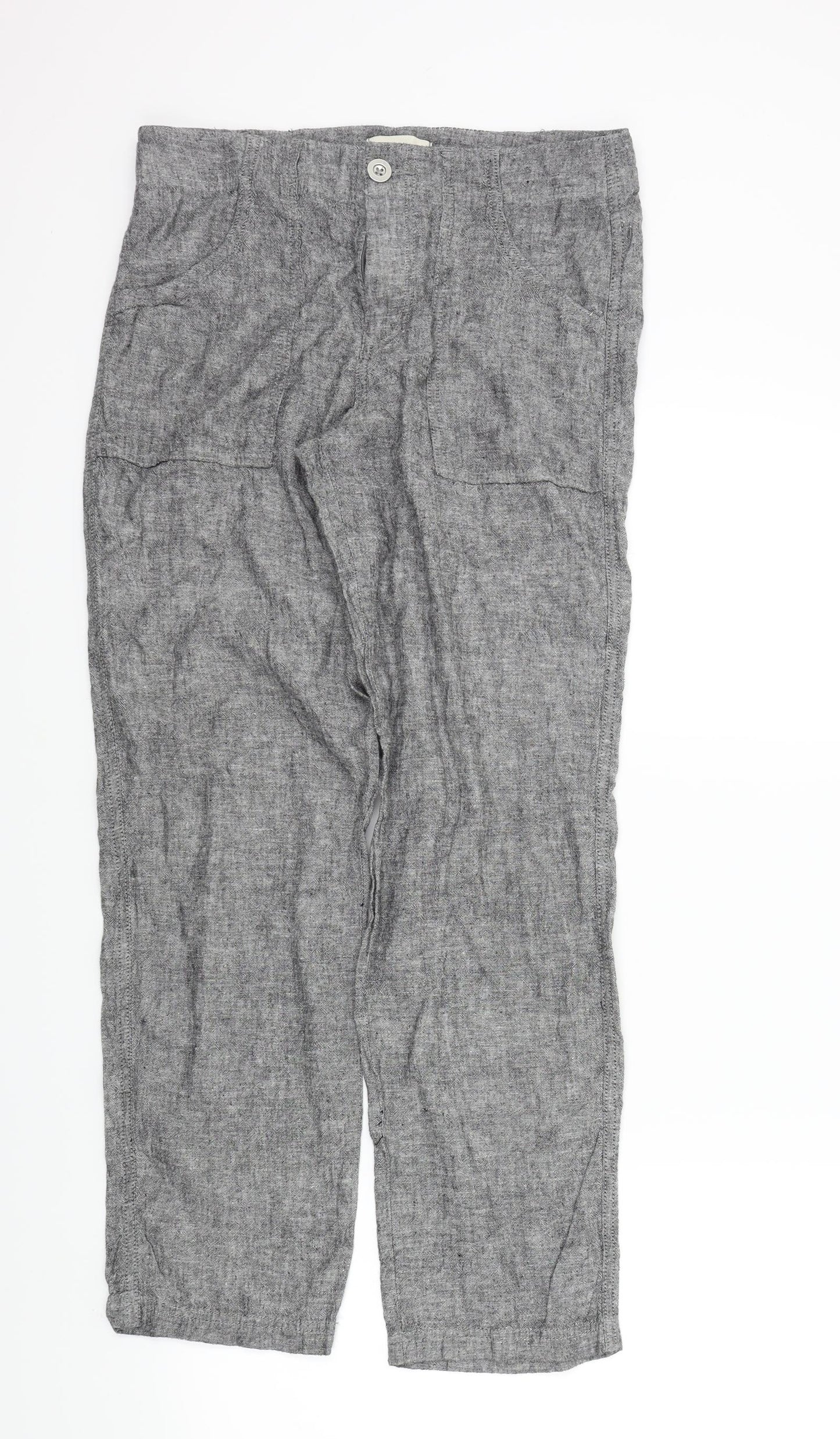 F&F Womens Grey   Trousers  Size 10 L29 in