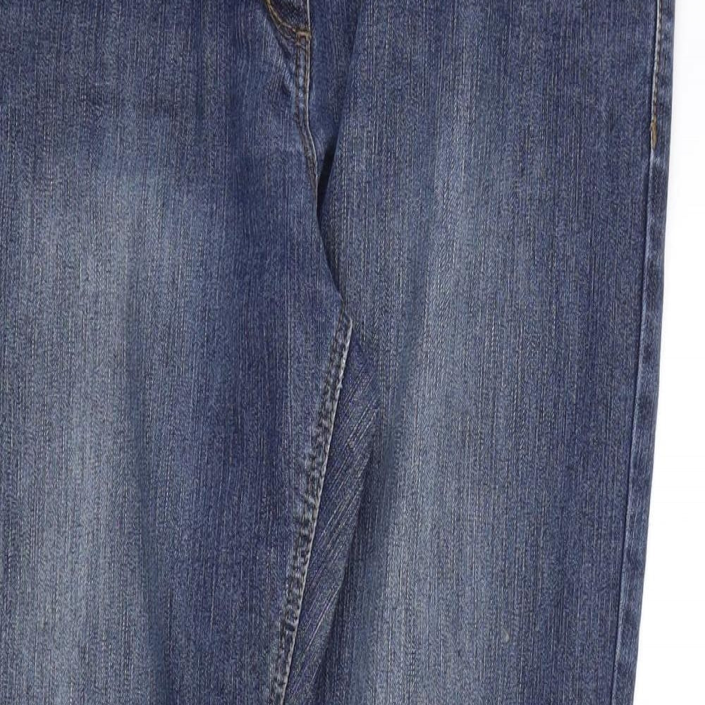 George Womens Blue   Straight Jeans Size 14 L29 in