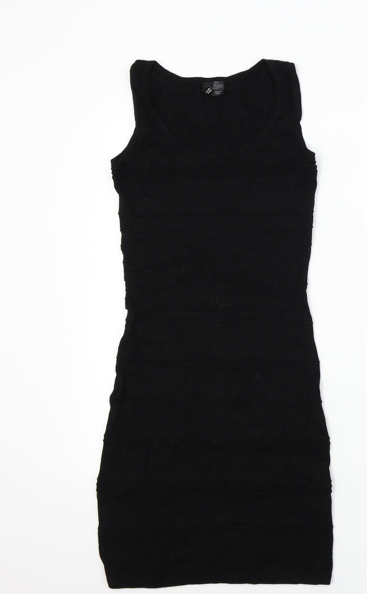 H&M Womens Black A-Line Size 6