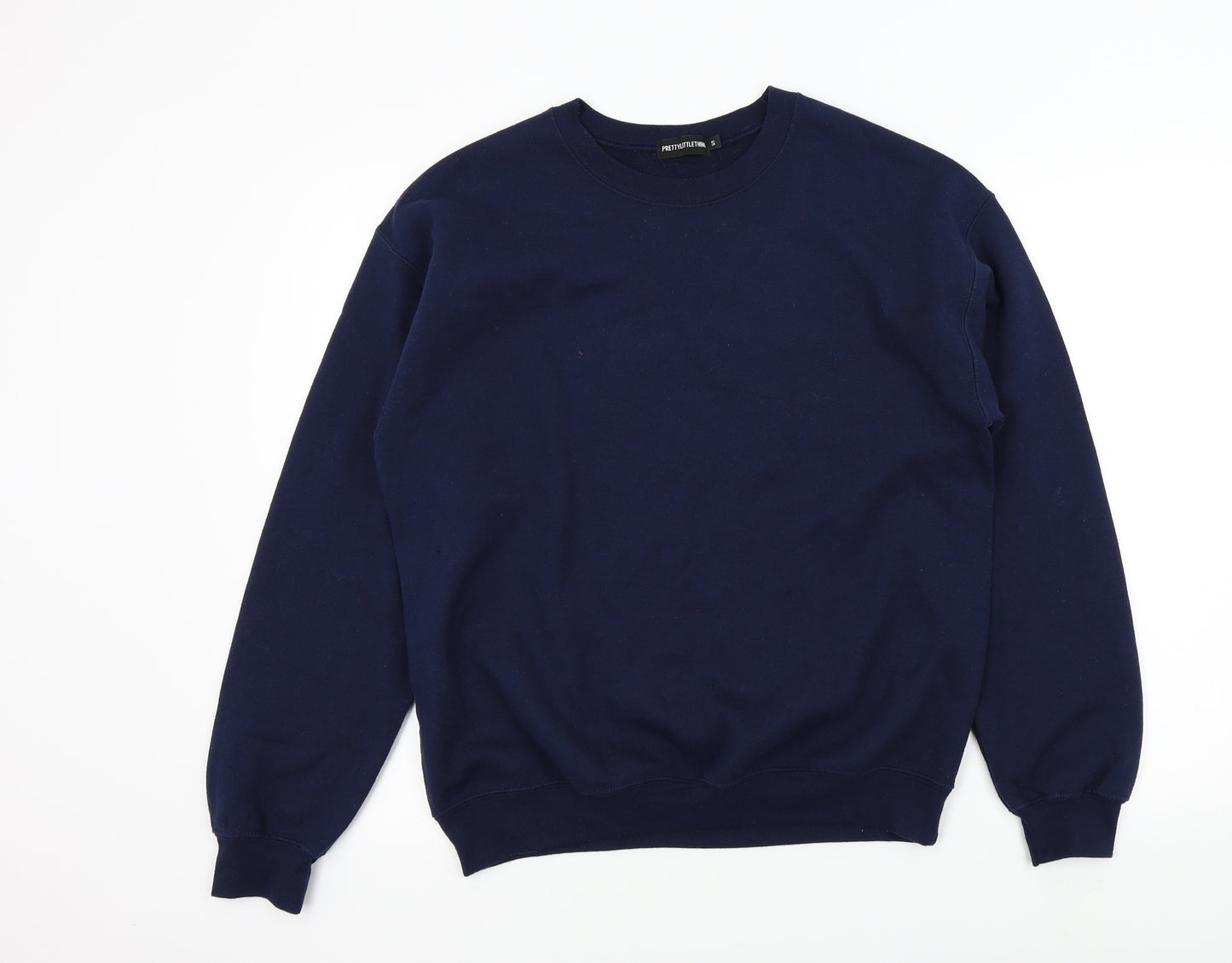 PRETTYLITTLETHING Womens Blue   Pullover Jumper Size S