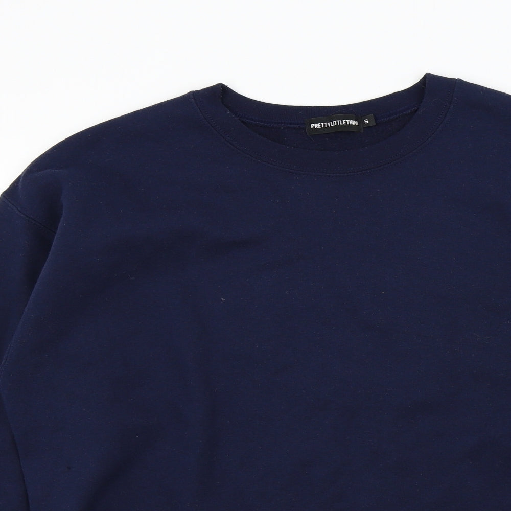 PRETTYLITTLETHING Womens Blue   Pullover Jumper Size S