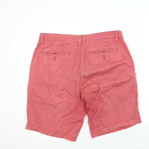 F&F Mens Red   Bermuda Shorts Size 38 in