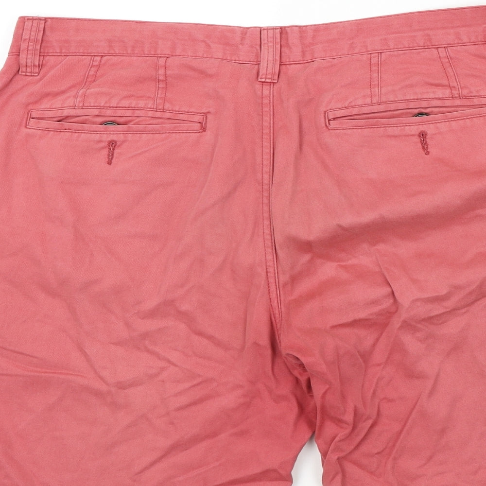 F&F Mens Red   Bermuda Shorts Size 38 in