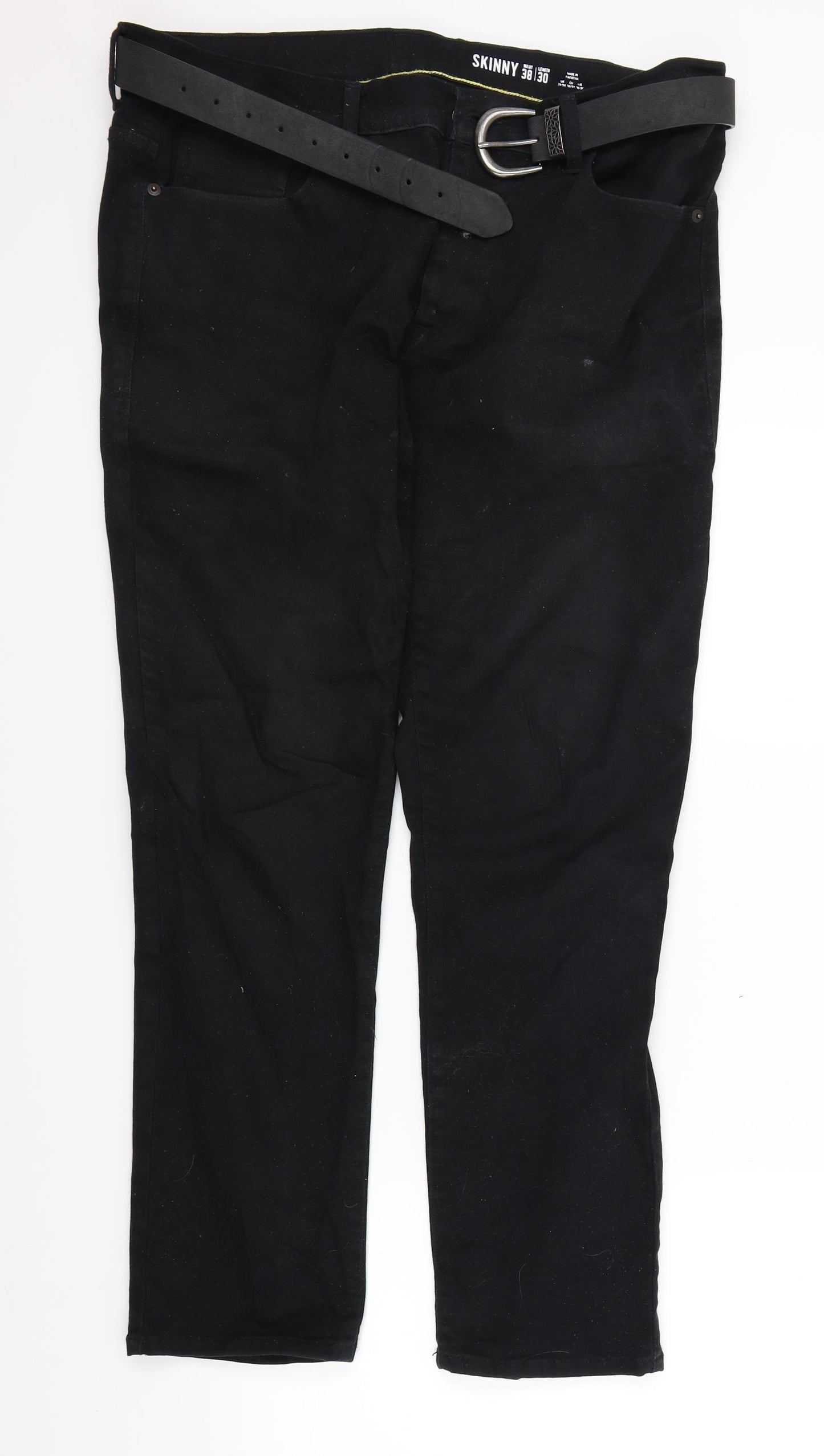 Preworn Womens Black   Straight Jeans Size 38 L30 in