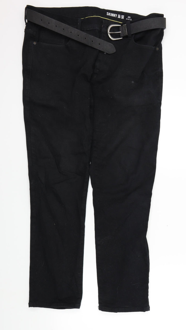 Preworn Womens Black   Straight Jeans Size 38 L30 in