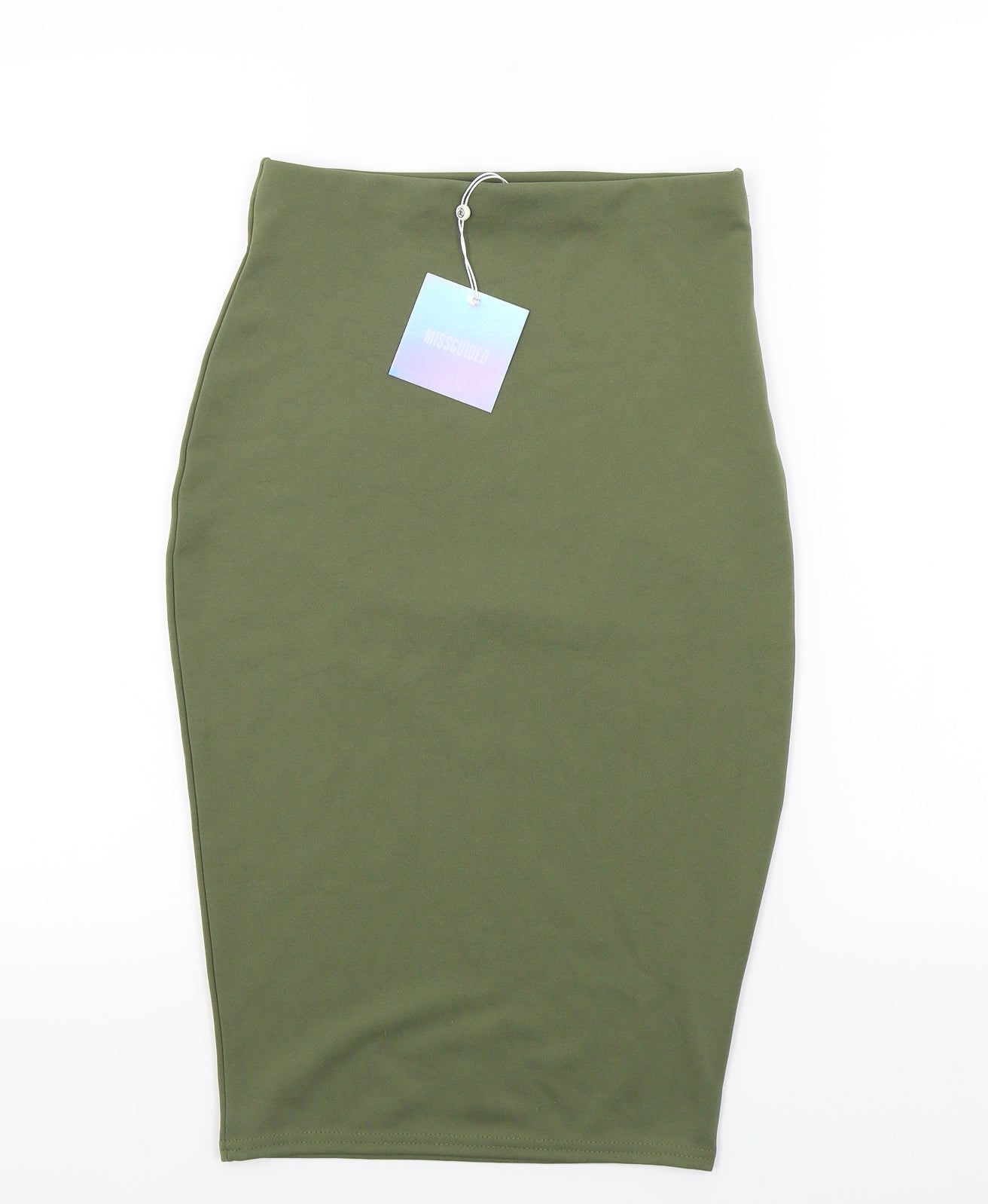 Missguided Womens Green   A-Line Skirt Size 8