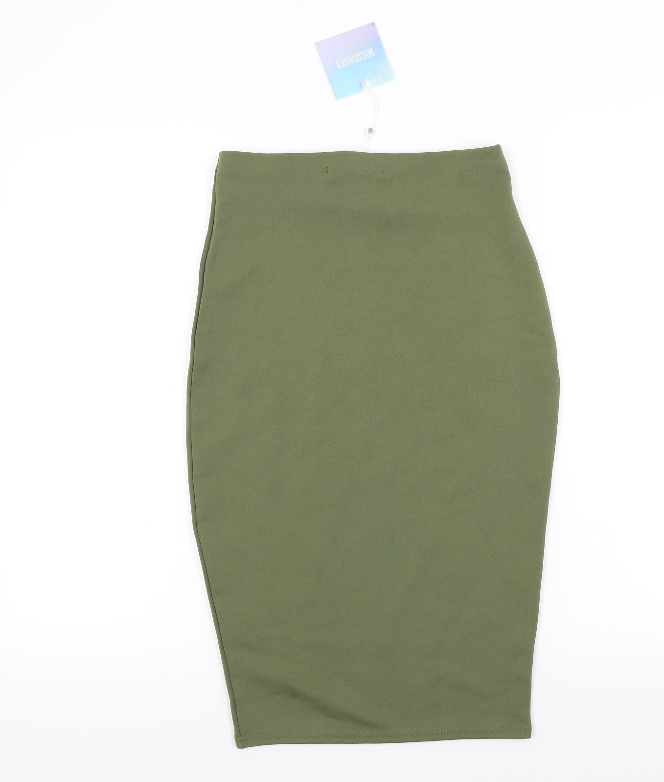 Missguided Womens Green   A-Line Skirt Size 8
