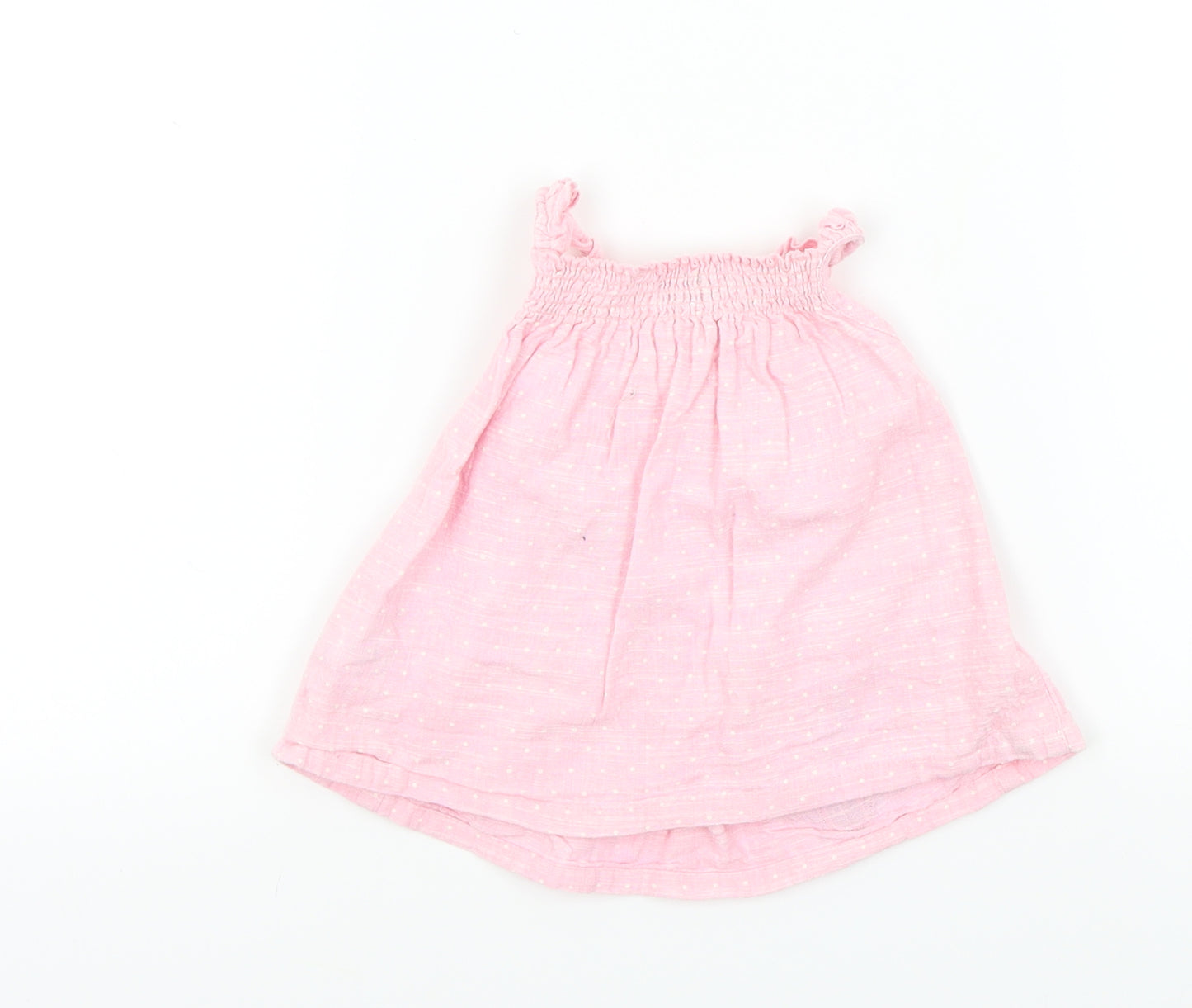 NEXT Girls Pink   Basic T-Shirt Size 0-3 Months  - Embroidered